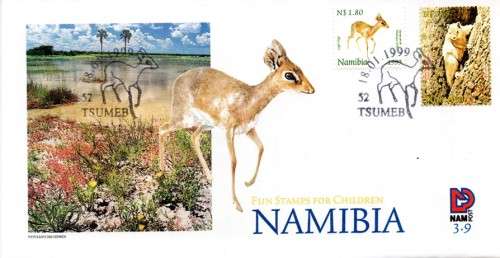 Namibia - 1999 Stamps for Children FDC 3.9