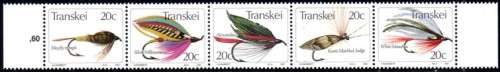 Transkei - 1983 Fishing Flies (4th series) Set MNH SACC 116-120