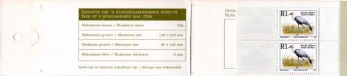 South Africa - 1997 Rhino ILSAPEX 98 R10 Booklet SACC 1013