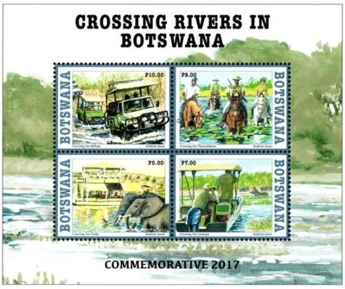 Botswana - 2017 Crossing Rivers in Botswana MS MNH