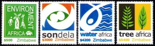 Zimbabwe - 2004 Environment Africa Set MNH SG 1124-1127