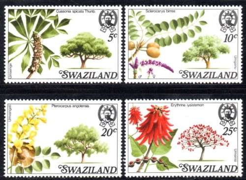 Swaziland - 1978 Trees Set MNH SG 285-288