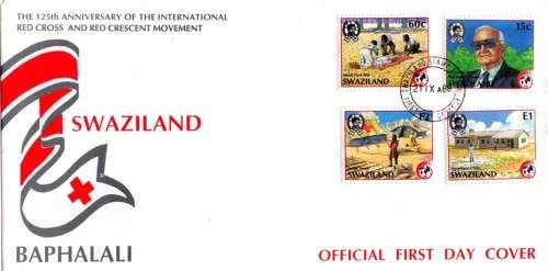 Swaziland - 1989 125th Anniversary of Red Cross FDC