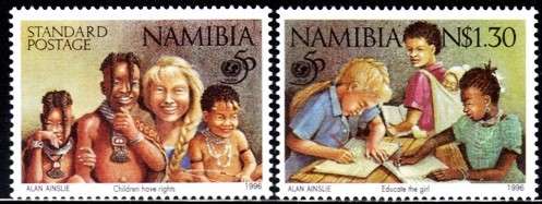 Namibia - 1996 50th Anniversary of UNICEF Set MNH SACC 151-152