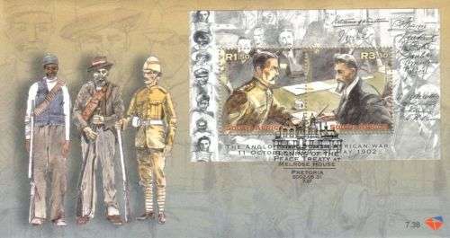 South Africa - 2002 Anglo-Boer War 1899-1902 FDC 7.38
