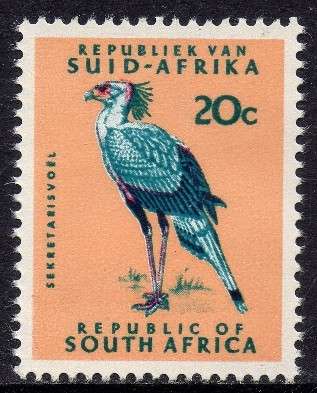 South Africa - 1969-1972 Definitive 20c Swiss Paper MNH SACC 301