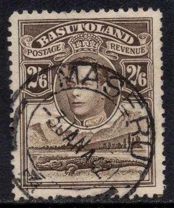 Basutoland - 1938 KGVI 2s6d Used SG 26