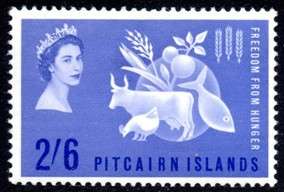 Pitcairn Islands - 1963 Freedom From Hunger MH SG 32