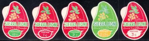 Sierra Leone - 1968 Cola Plant original colours Set MNH SG 435-439
