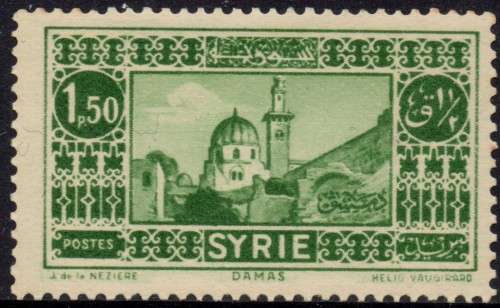 Syria - 1930 1p50 green MNH SG 249a