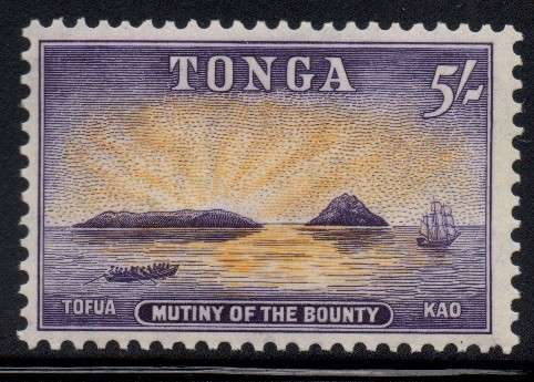 Tonga - 1953 5s Mutiny on the Bounty MNH SG 112