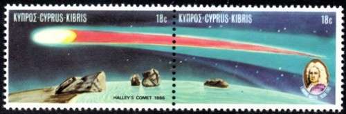 Cyprus - 1986 Halley's Comet Pair MNH SG 687-688