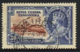 Kenya Uganda Tanganyika - 1935 Silver Jubilee 30c Used SG 125