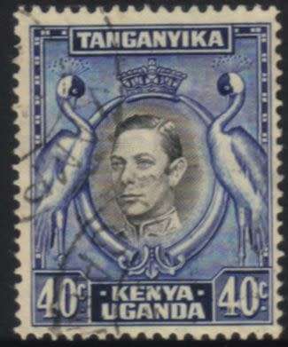 Kenya Uganda Tanganyika - 1952 KGVI 40c Used SG 143