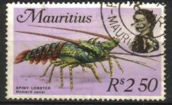Mauritius - 1969 Definitive Rs2.50 Lobster Used SG 397