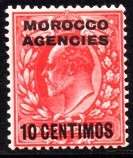 Morocco Agencies - 1907 KEVII 10c MH SG 113