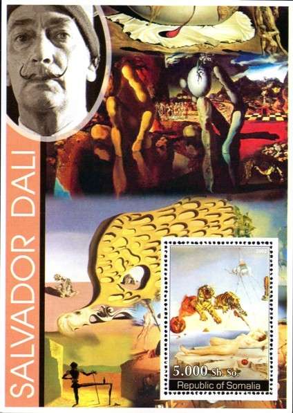 Somalia - 2002 Modern Art Salvador Dali MS MNH