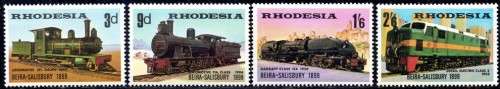 Rhodesia - 1969 Beira-Salisbury Railway Line 70th Anniversary Set MNH SACC 188-191