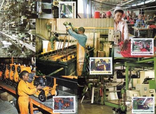 Bophuthatswana - 1985 Local Industries Maxi Card Set