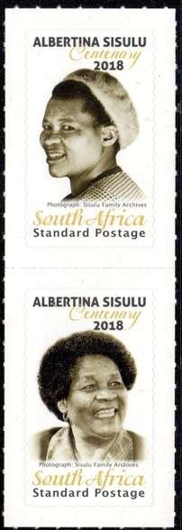 South Africa - 2019 Albertina Sisulu Set MNH