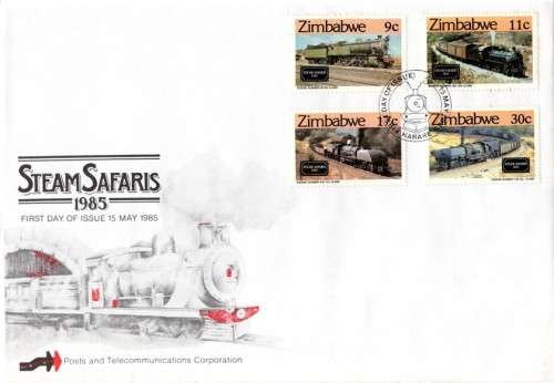 Zimbabwe - 1985 Steam Safaris FDC