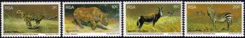 South Africa - 1976 World Environmental and Conservation Year Set MNH SACC 405-408