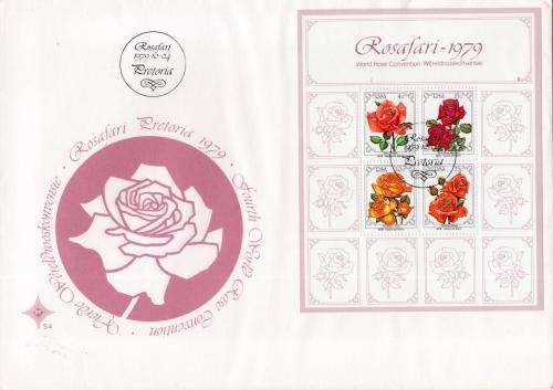 South Africa - 1979 Roses MS FDC S4