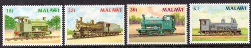 Malawi - 1987 Steam Locomotives Set MNH SG 767-770