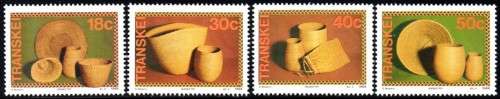 Transkei - 1989 Basketry Set MNH SACC 236-239
