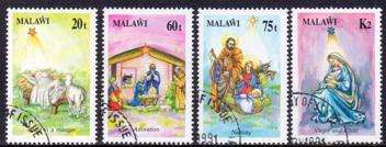 Malawi - 1991 Christmas Set Used SG 872-875