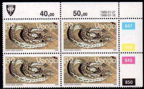Venda - 1989 Reptiles R2 Control Block 1989.01.27 MNH SACC 137a