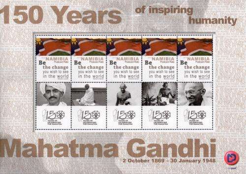 Namibia - 2019 Mahatma Gandhi Sheet MNH