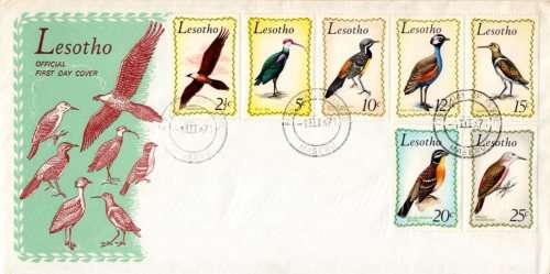 Lesotho - 1971 Birds FDC
