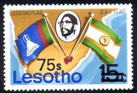 Lesotho - 1980 Surcharges Typo 75s MNH SG 408A