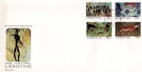 Lesotho - 1983 Rock Paintings FDC