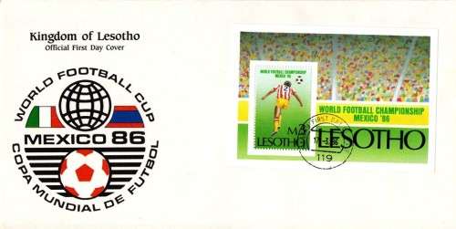 Lesotho - 1986 FIFA World Cup FDC Set