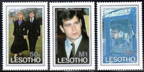 Lesotho - 1986 Royal Wedding Set MNH SG 736-739