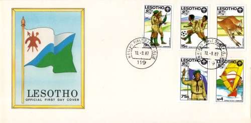 Lesotho - 1987 World Scout Jamboree FDC