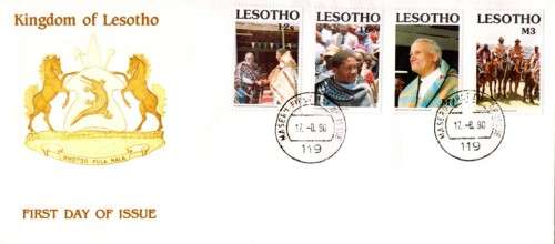 Lesotho - 1990 Traditional Blankets FDC