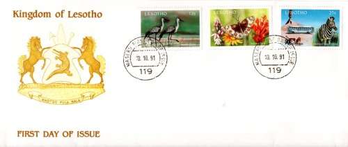 Lesotho - 1991 SADCC Tourism Promotion FDC SG 1032-1034