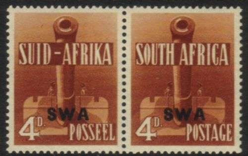 SWA - 1941 War Effort 4d Pair MNH SACC 146