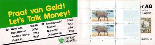 SWA - 1985 Buffalo Booklet MNH SACC 458