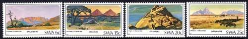 SWA - 1982 Mountains Set MNH SACC 407-410