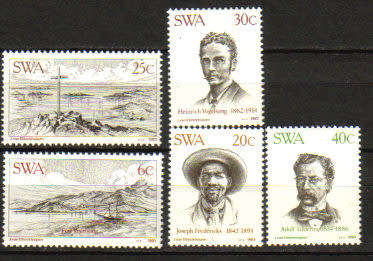 SWA - 1983 Centenary of Luderitz Set MNH SACC 415-419