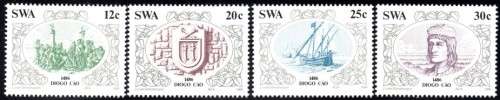 SWA - 1986 Discoverers of SWA Diogo Cao Set MNH SACC 467-470