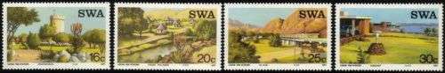 SWA - 1987 Tourist Camps Set MNH SACC 494-497
