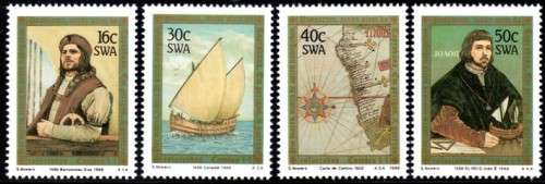 SWA - 1988 500th Anniversary of Discovery of Cape of Good Hope Set MNH SACC 502-505