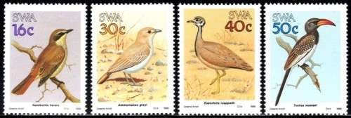 SWA - 1988 Birds Set MNH SACC 514-517