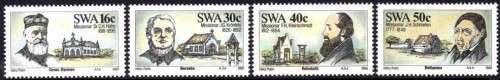 SWA - 1989 German Missionaries Set MNH SACC 518-521