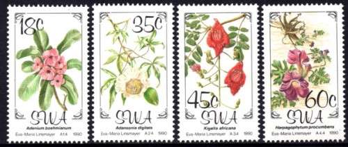SWA - 1990 Flora Set MNH SACC 550-553